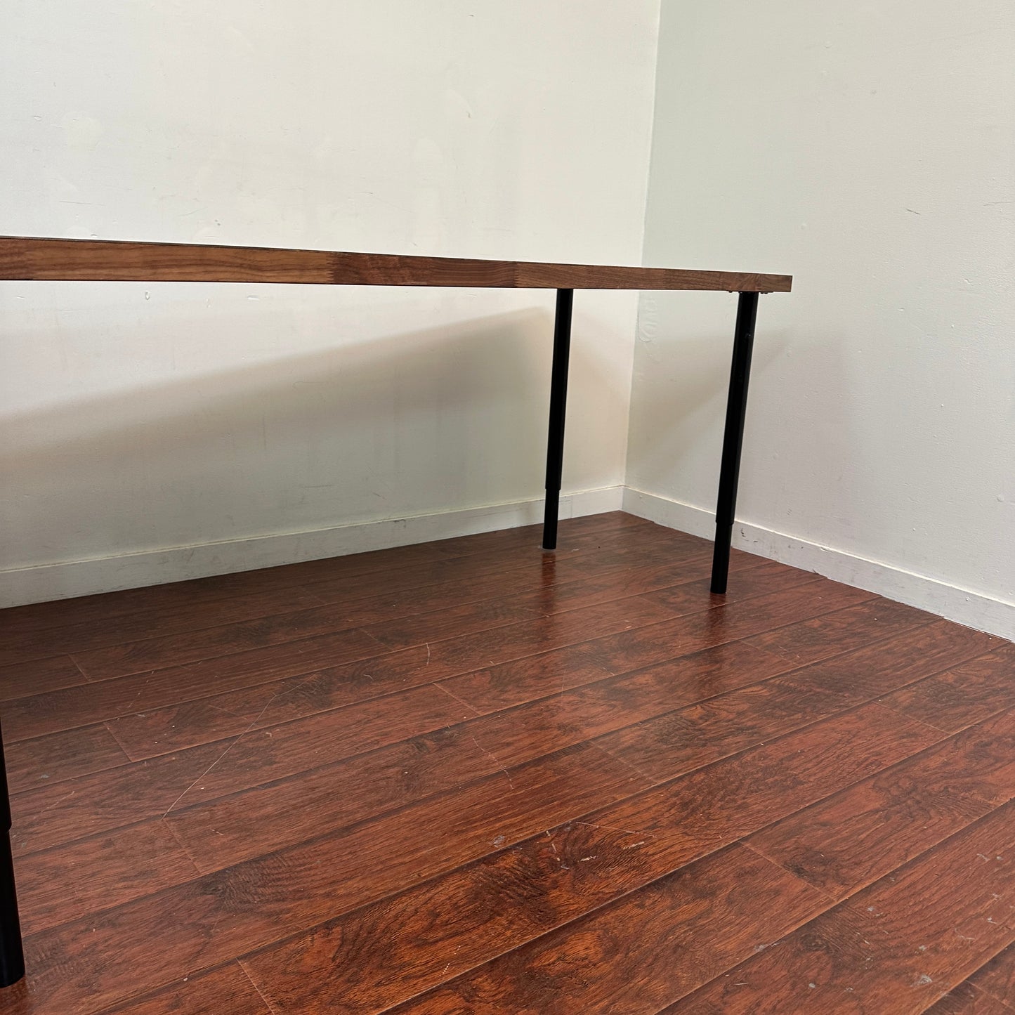 Karlby Walnut Office Desk - Adjustable Height