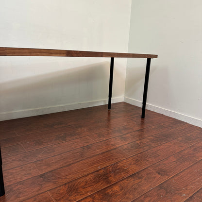 Karlby Walnut Office Desk - Adjustable Height