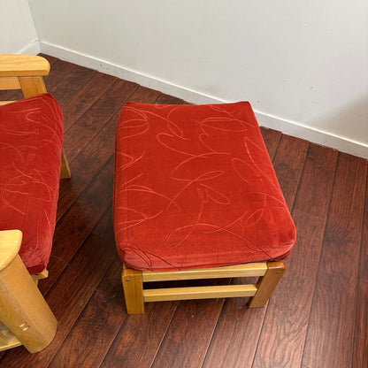 Cabin Futon Chair Bed with Ottoman