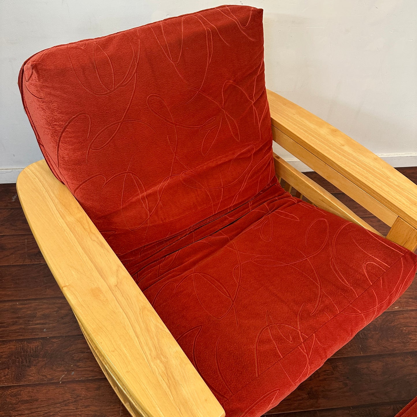 Cabin Futon Chair Bed with Ottoman