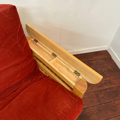 Cabin Futon Chair Bed with Ottoman