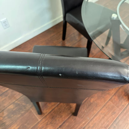 Modern Round Glass Dining Set