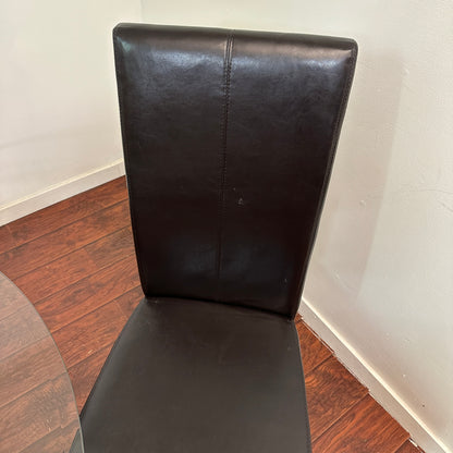 Modern Round Glass Dining Set