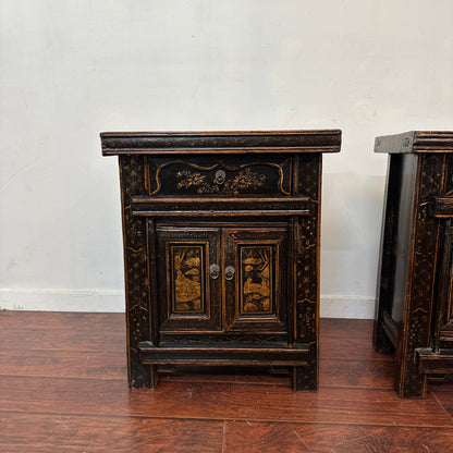 Antique Unique Bed Side Tables (x2)