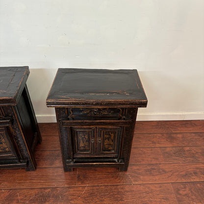 Antique Unique Bed Side Tables (x2)
