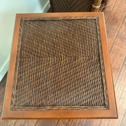 Ratana Wicker Nightstands (x2)