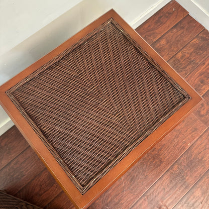 Ratana Wicker Nightstands (x2)