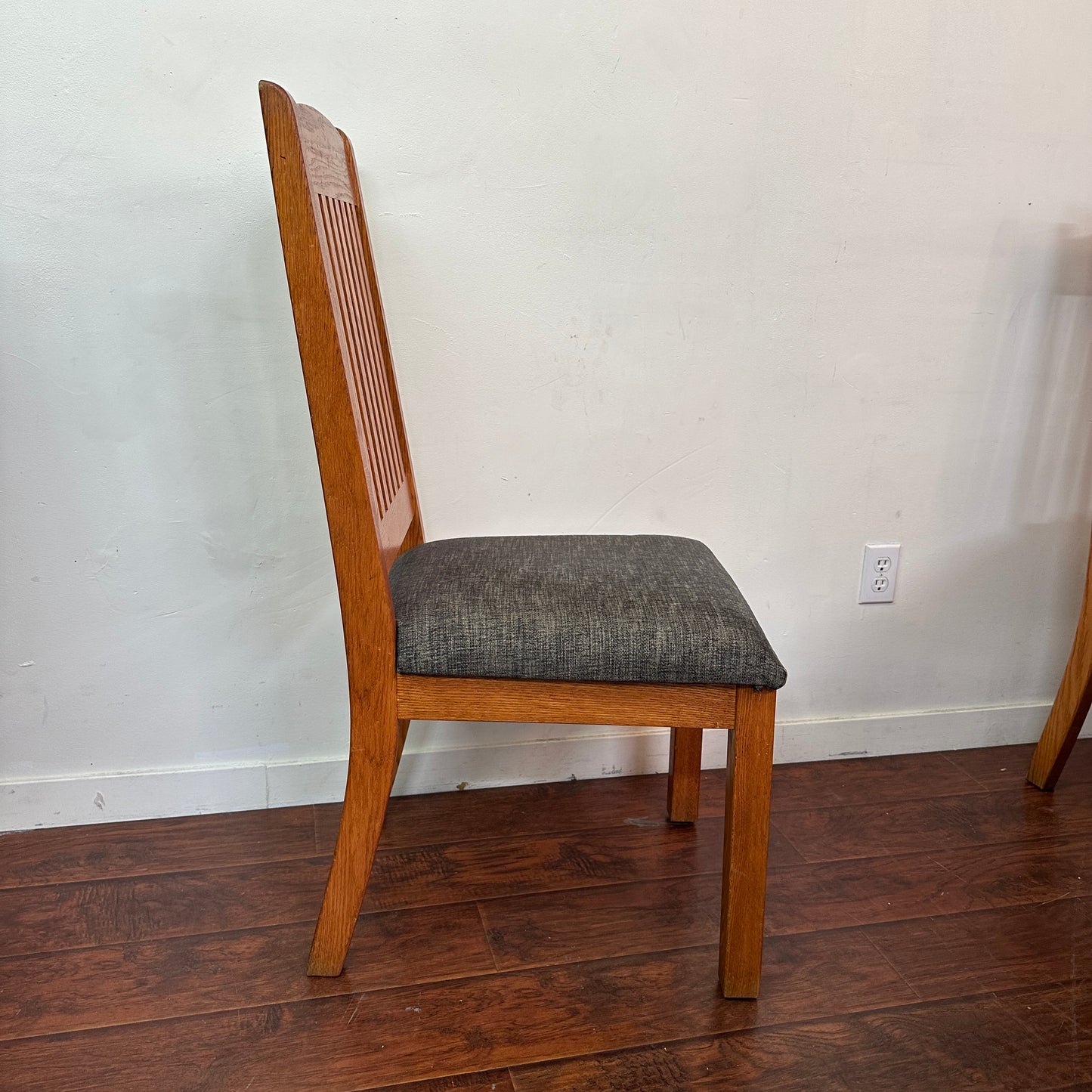 Mission Style Round Oak Dining Set