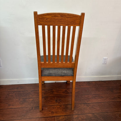 Mission Style Round Oak Dining Set