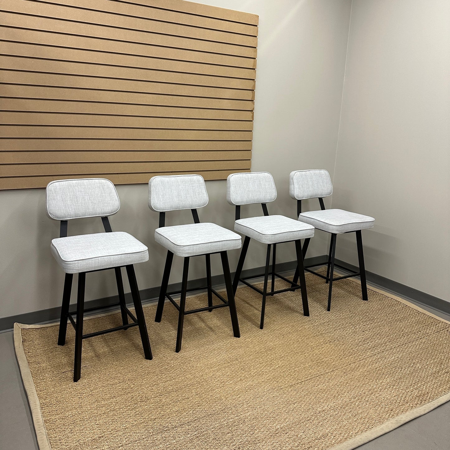 Amisco Clarkson Swivel Counter Stool (x4)