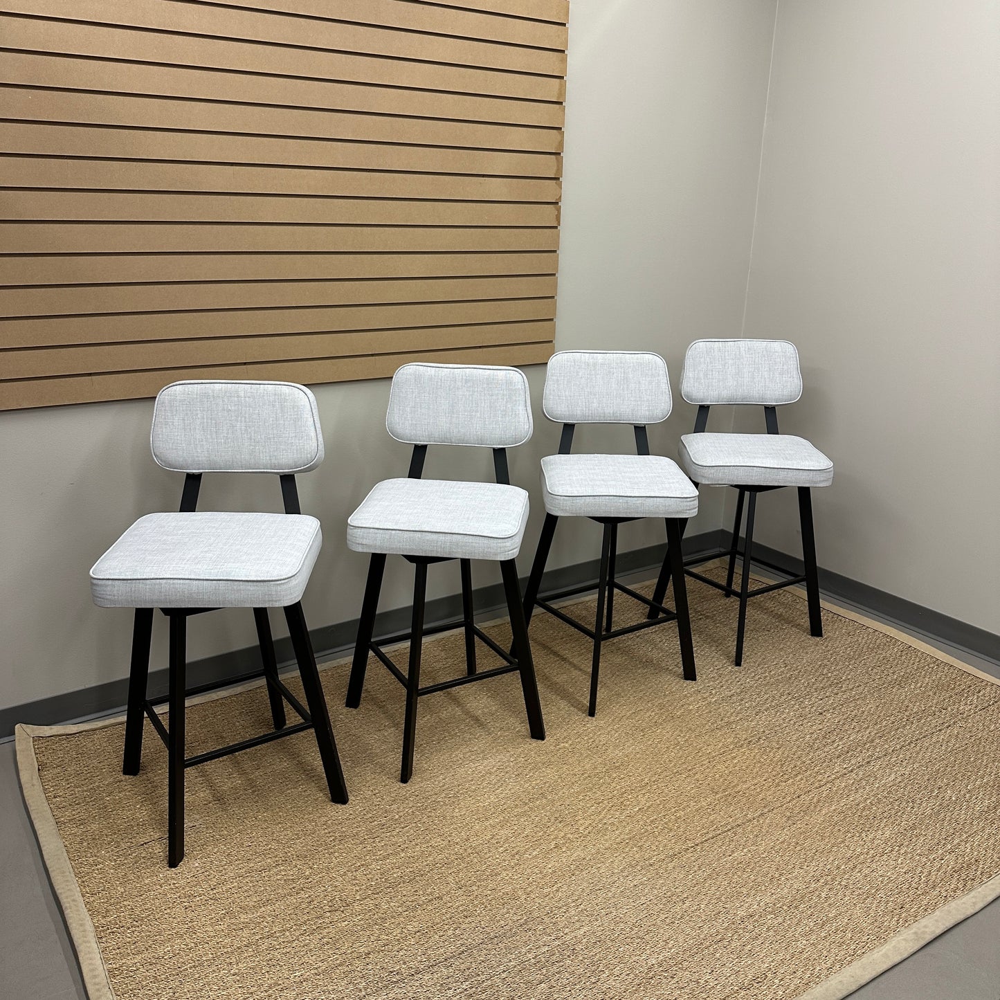 Amisco Clarkson Swivel Counter Stool (x4)