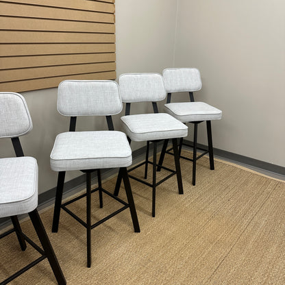 Amisco Clarkson Swivel Counter Stool (x4)