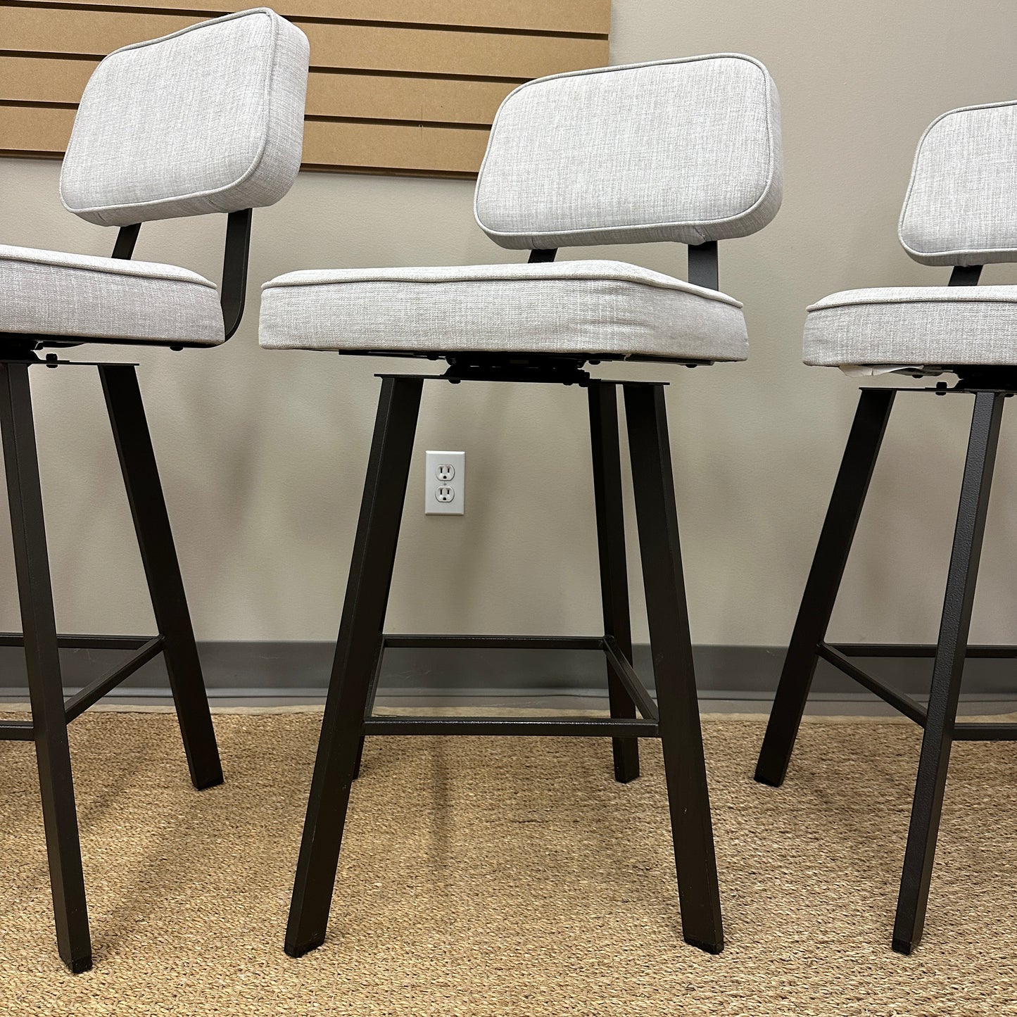 Amisco Clarkson Swivel Counter Stool (x4)