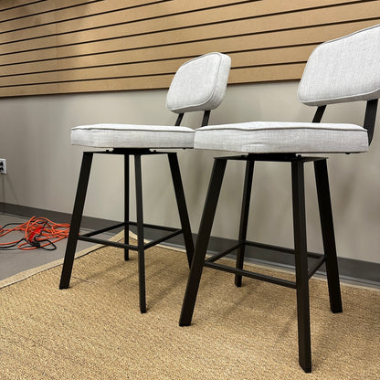 Amisco Clarkson Swivel Counter Stool (x4)