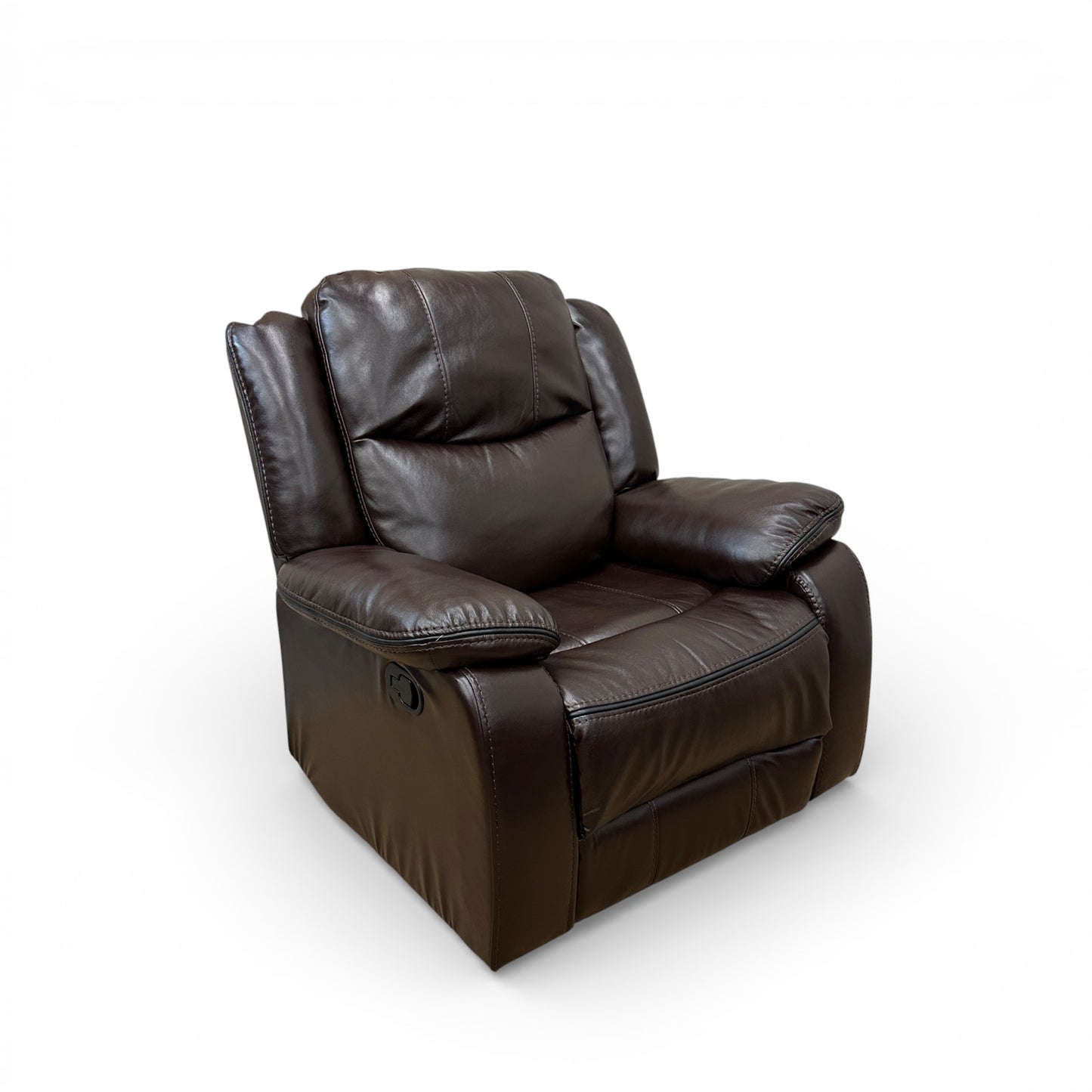 Dark Brown Leather Recliner