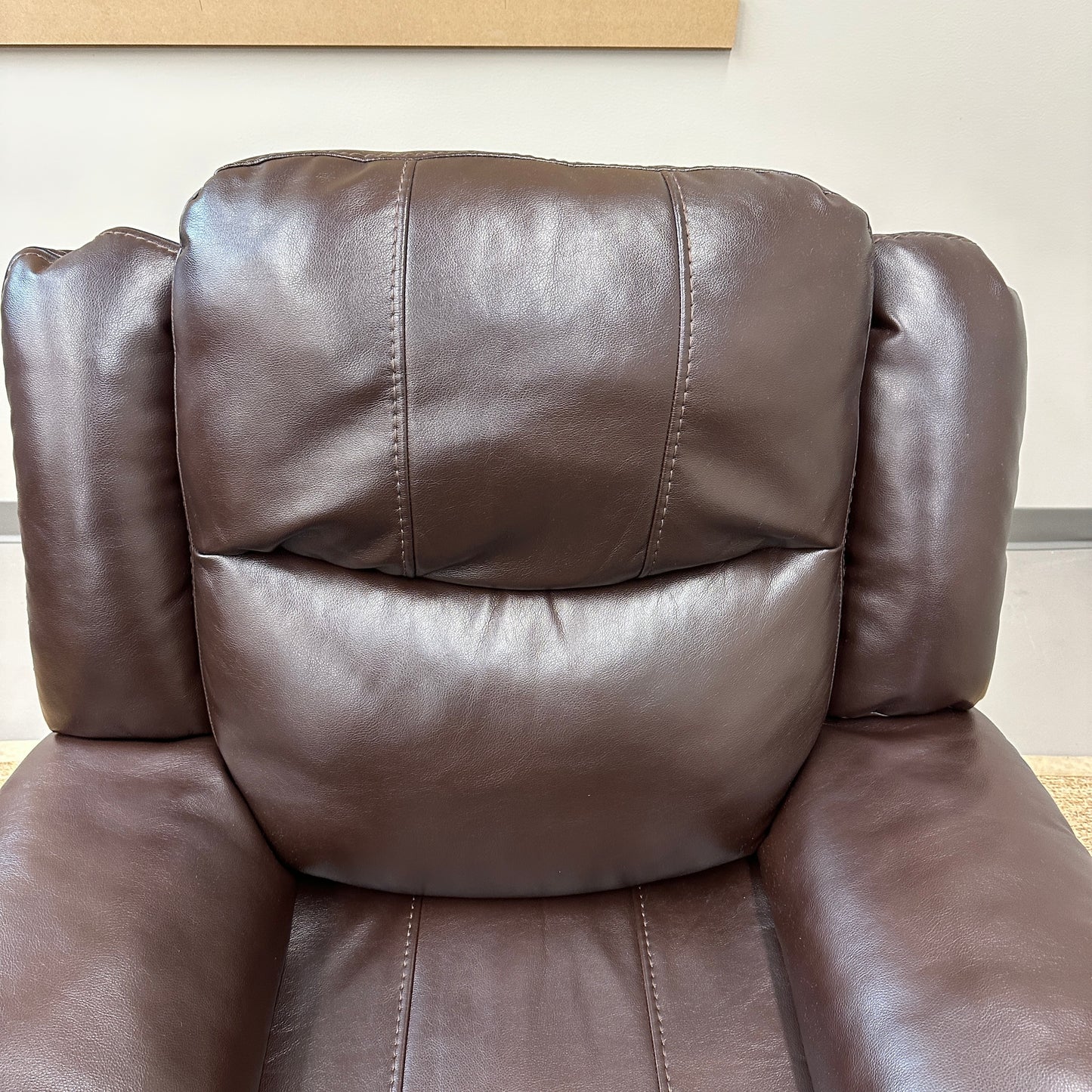 Dark Brown Leather Recliner