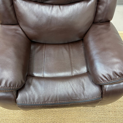 Dark Brown Leather Recliner