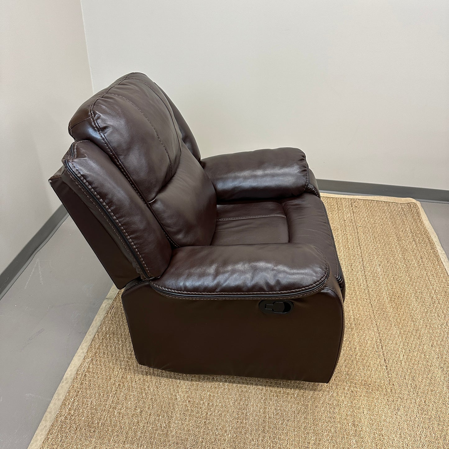 Dark Brown Leather Recliner