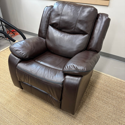 Dark Brown Leather Recliner