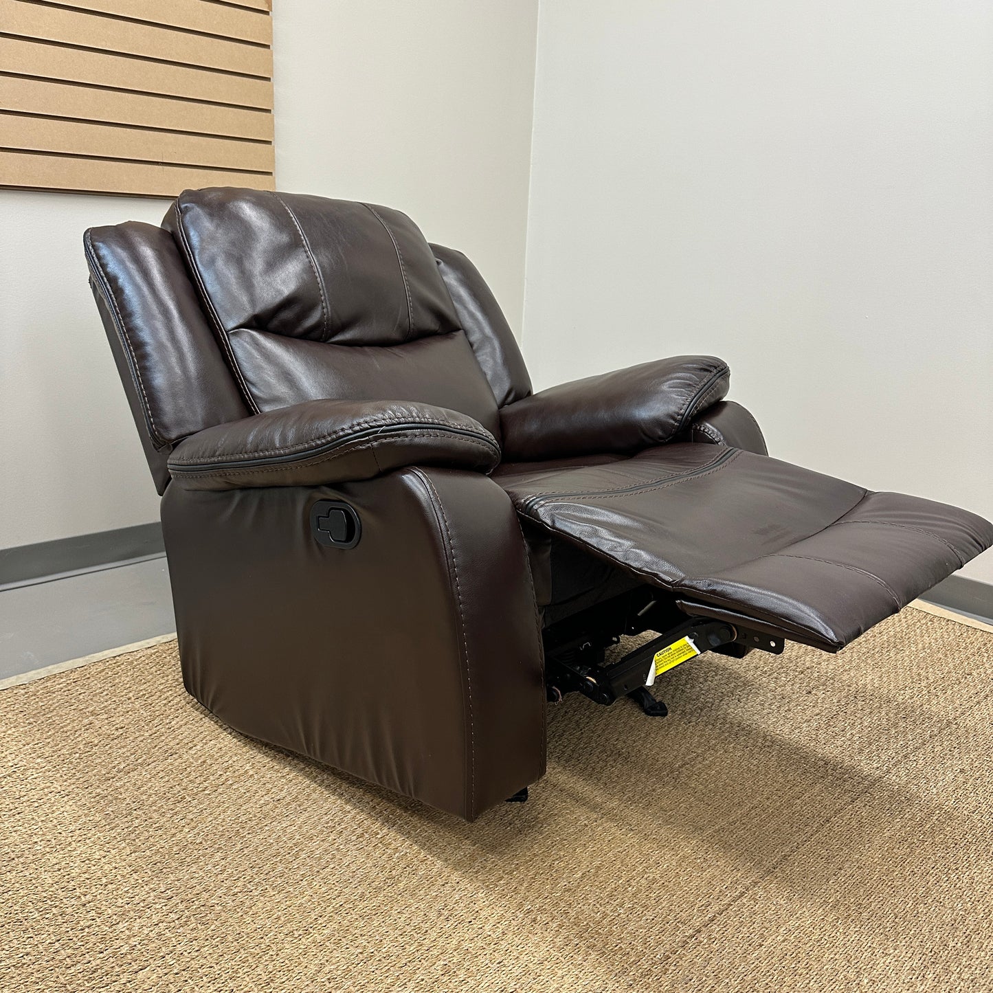 Dark Brown Leather Recliner