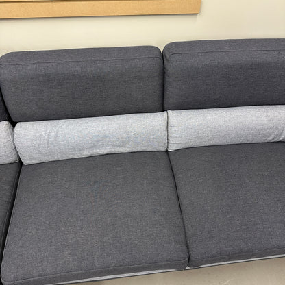 Dark Blue & Grey Modern Sectional