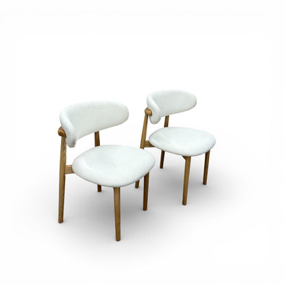 Boucle Dining Chairs (x2)