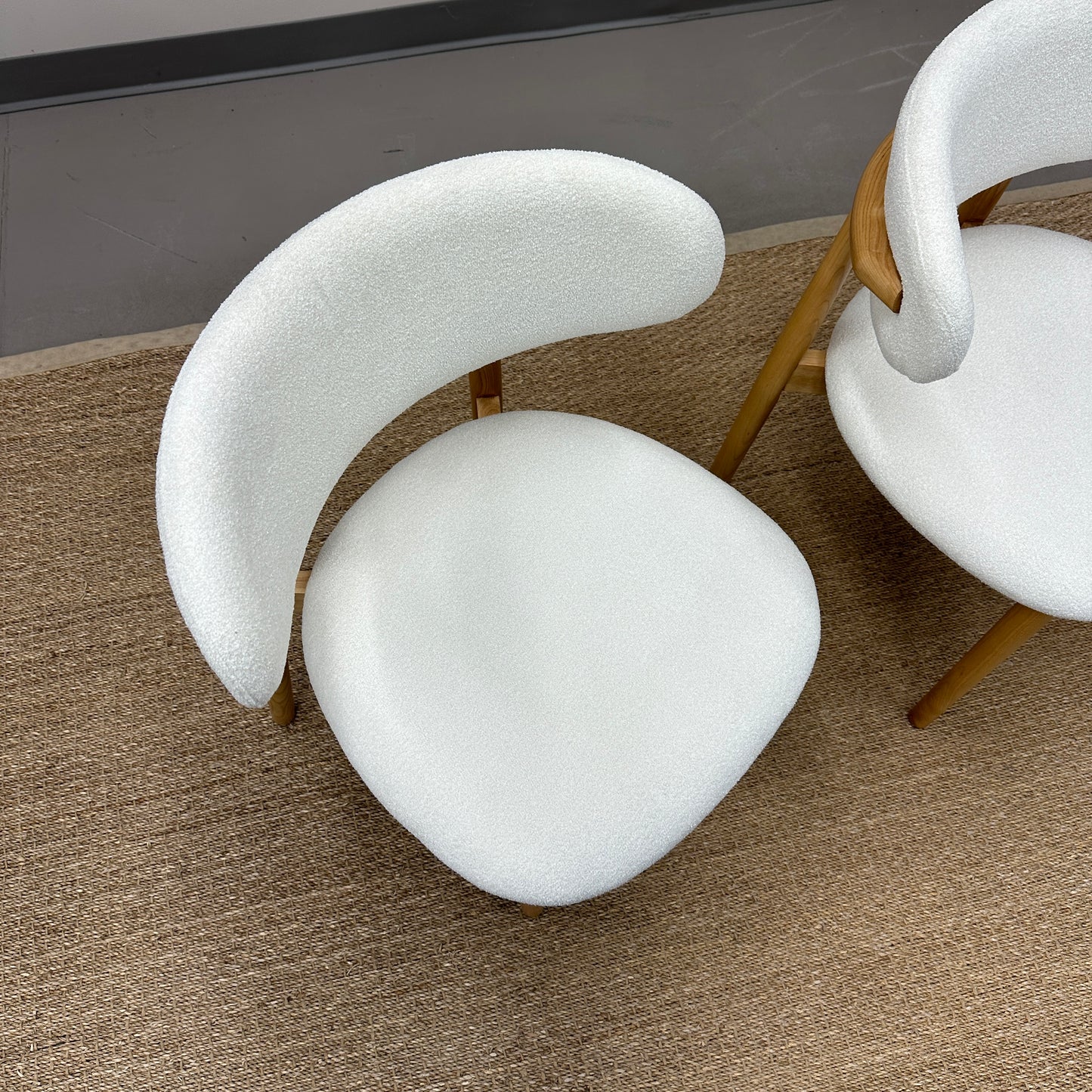 Boucle Dining Chairs (x2)