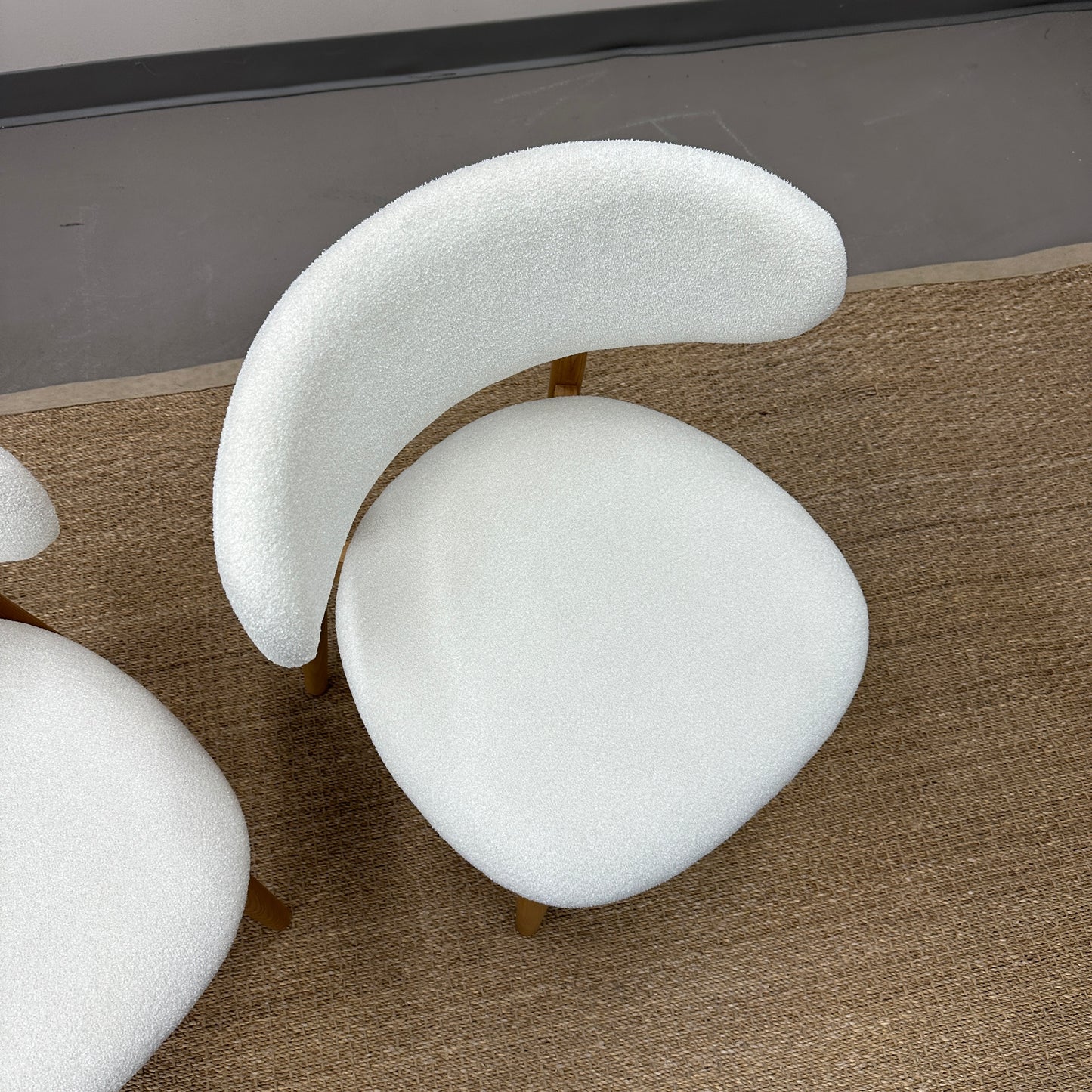 Boucle Dining Chairs (x2)