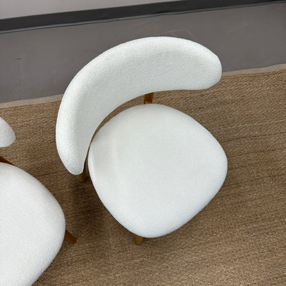 Boucle Dining Chairs (x2)