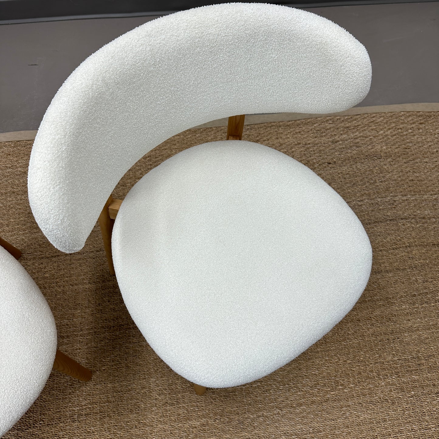 Boucle Dining Chairs (x2)