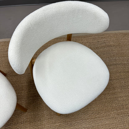 Boucle Dining Chairs (x2)
