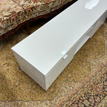 BYAS White TV Stand