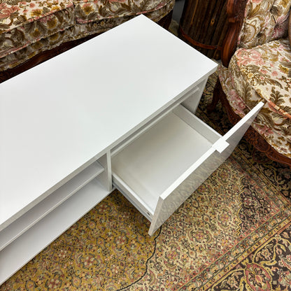 BYAS White TV Stand