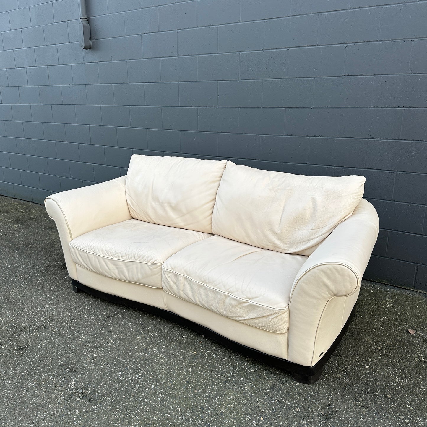 Natuzzi Leather Couch