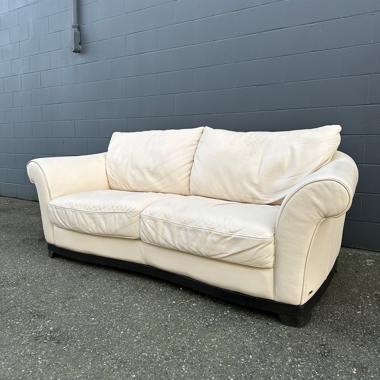 Natuzzi Leather Couch