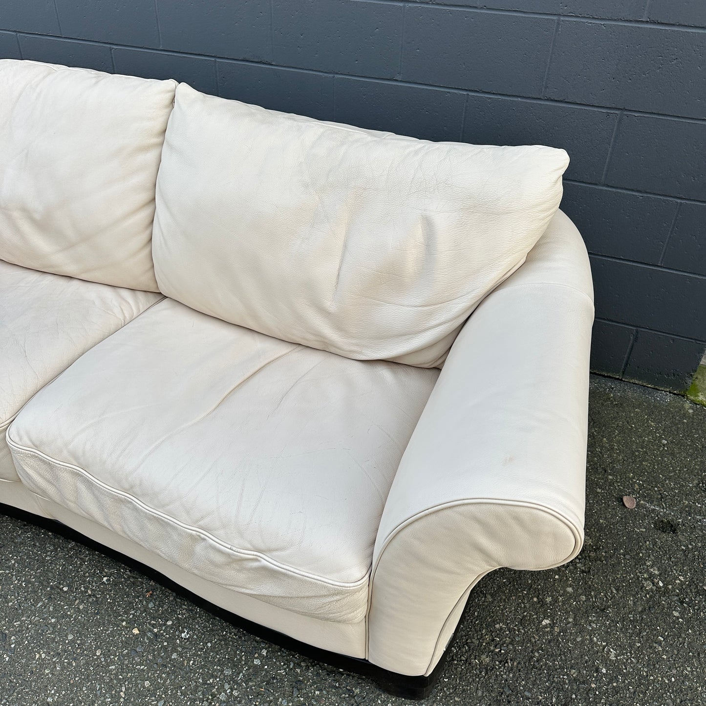 Natuzzi Leather Couch