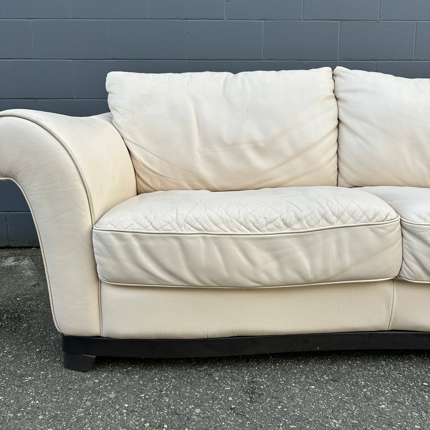 Natuzzi Leather Couch