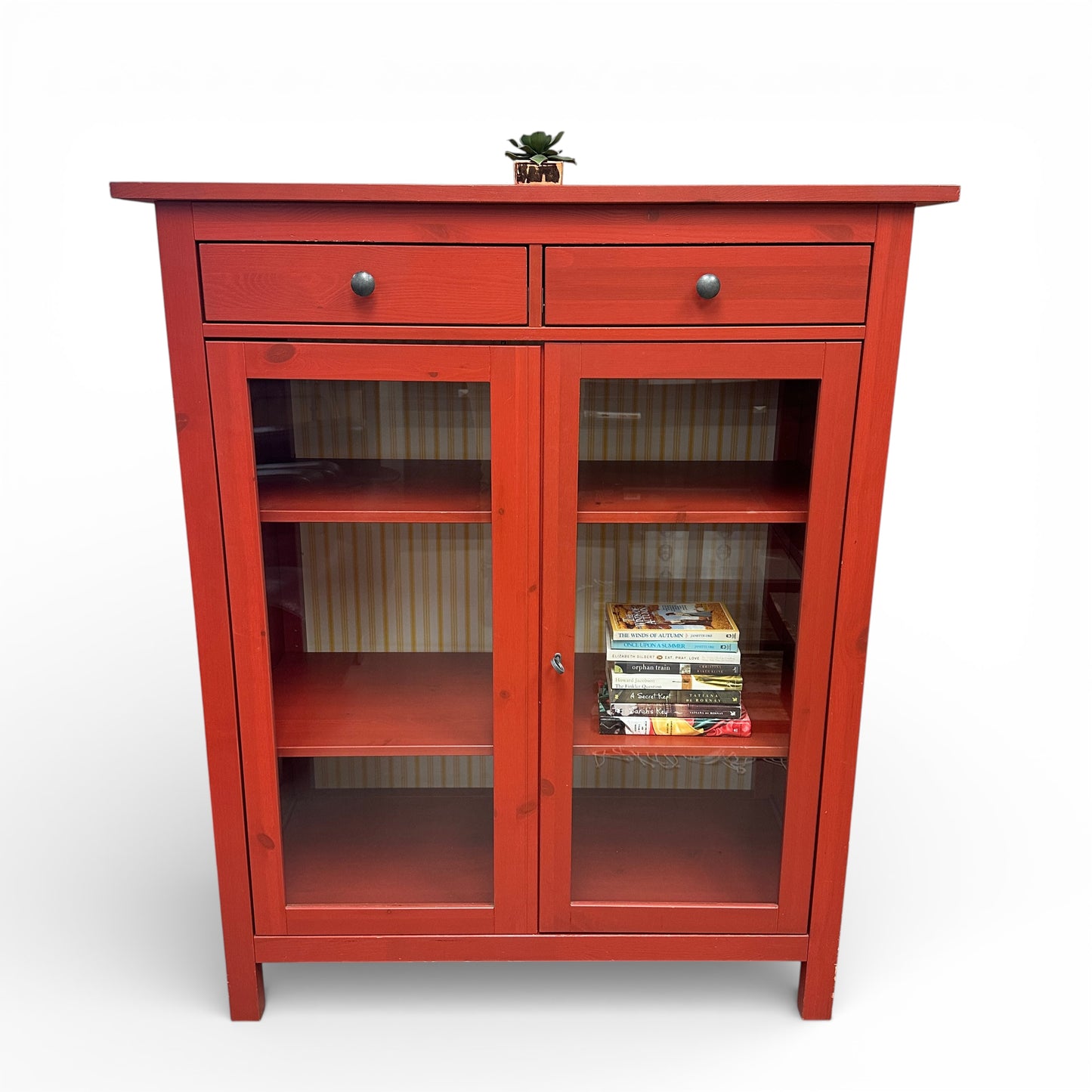 Hemnes Red Linen Cabinet