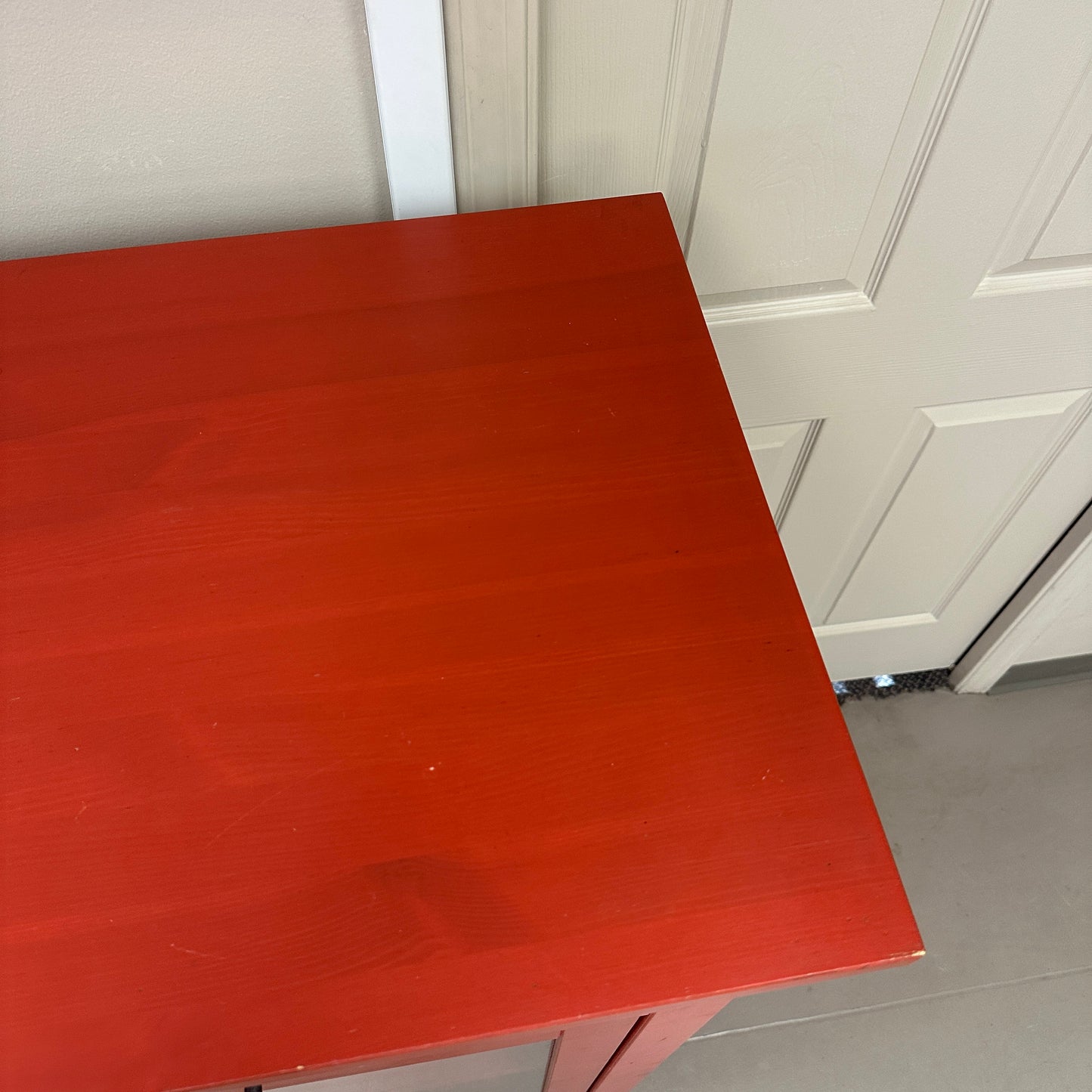 Hemnes Red Linen Cabinet
