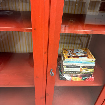 Hemnes Red Linen Cabinet