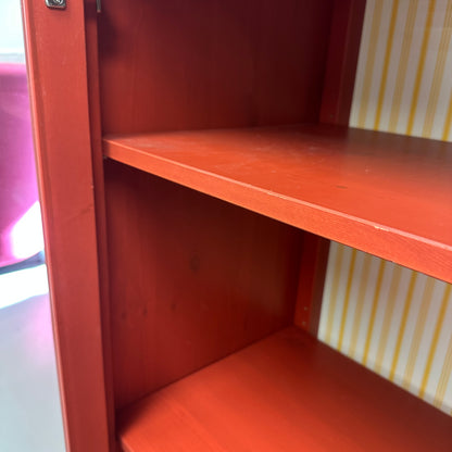 Hemnes Red Linen Cabinet