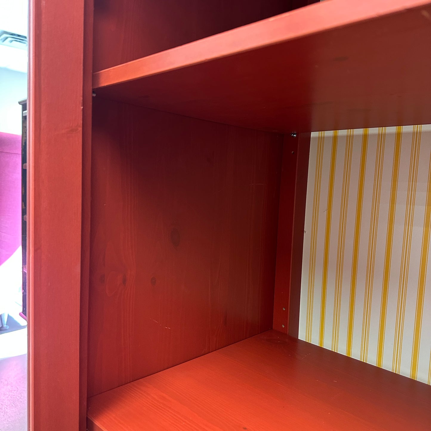 Hemnes Red Linen Cabinet