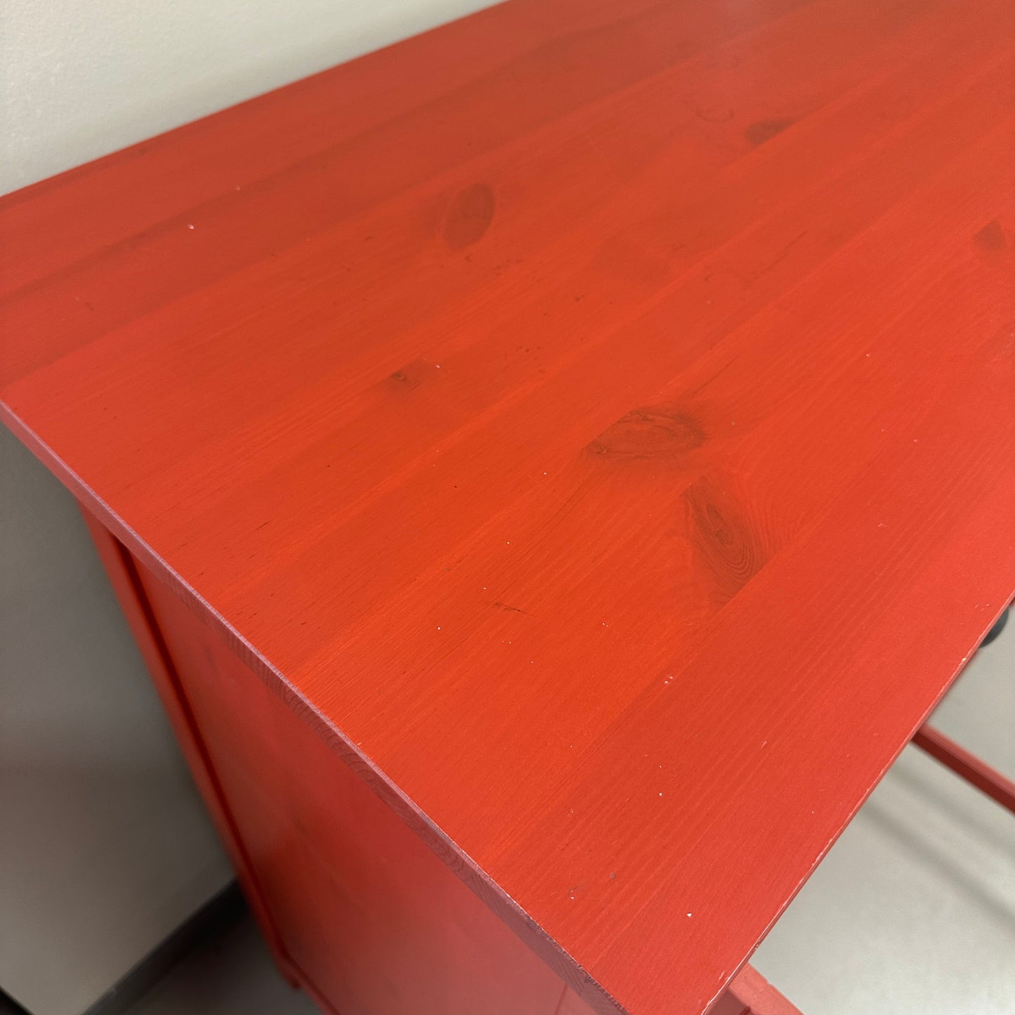 Hemnes Red Linen Cabinet