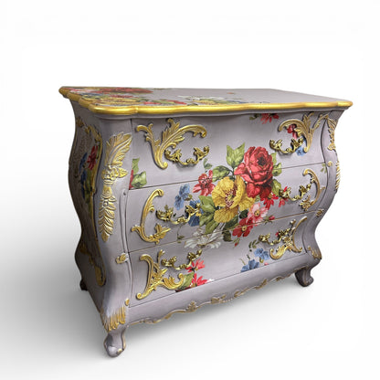 Bombay Floral 3 Drawers Dresser