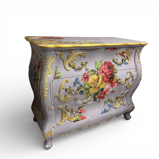 Bombay Floral 3 Drawers Dresser