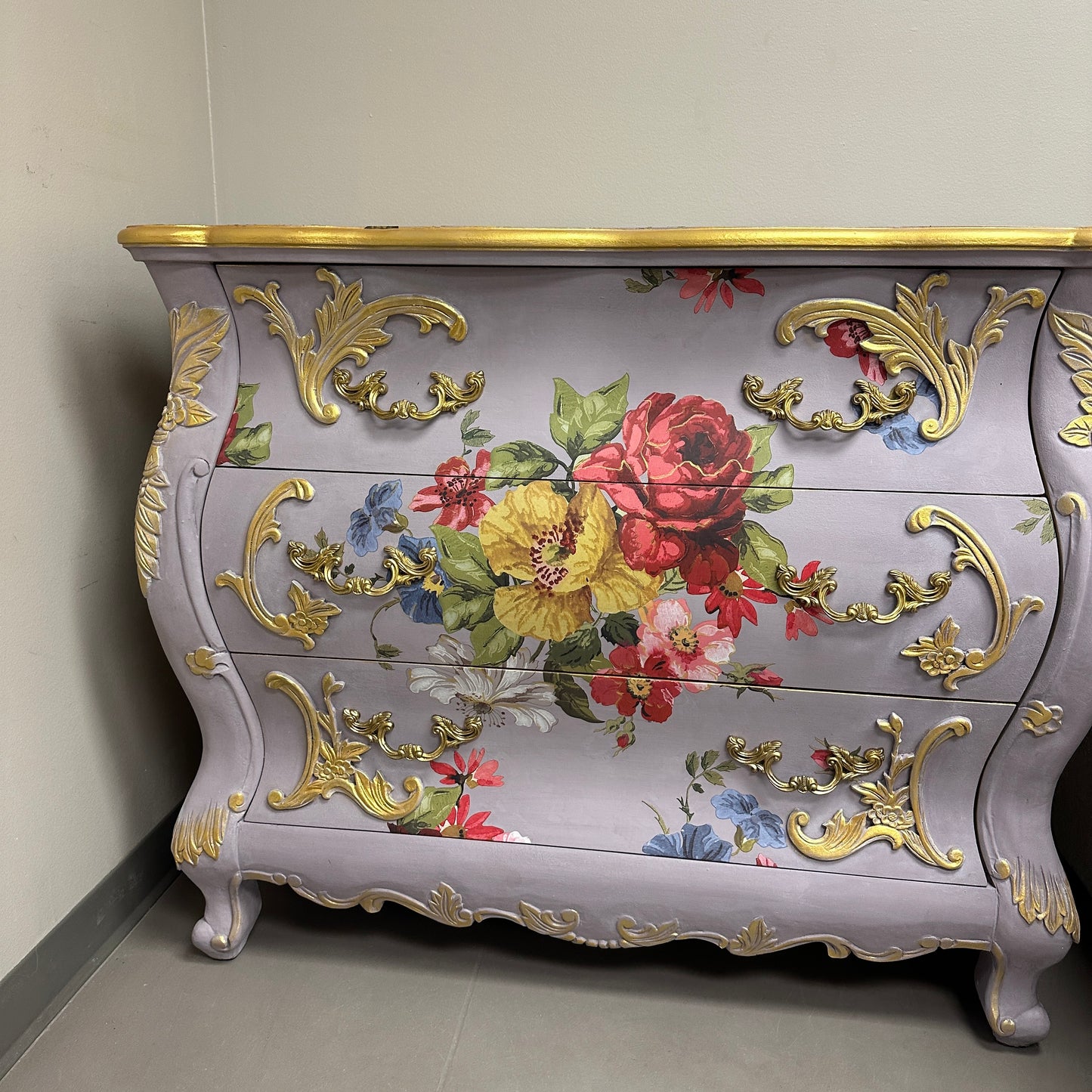 Bombay Floral 3 Drawers Dresser