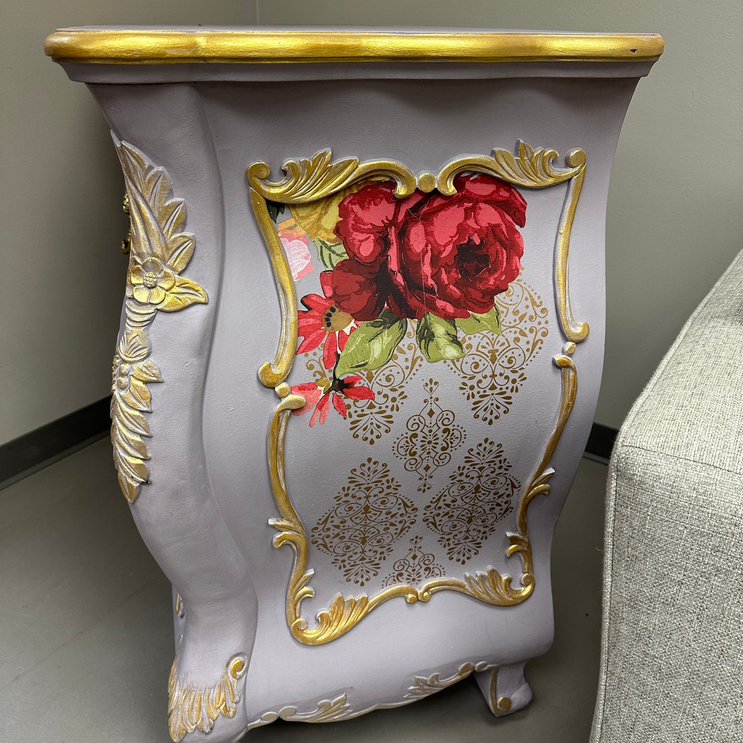 Bombay Floral 3 Drawers Dresser