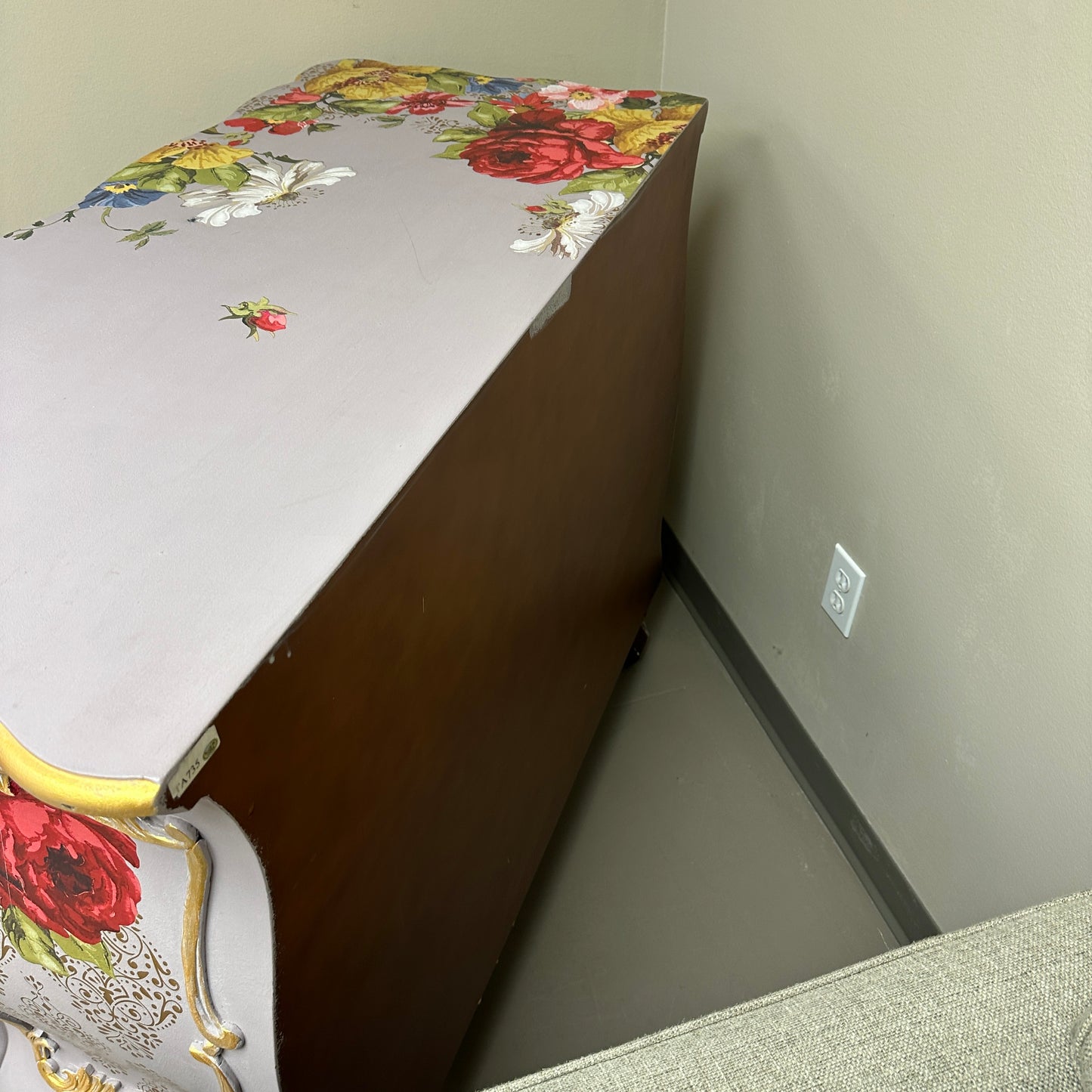 Bombay Floral 3 Drawers Dresser