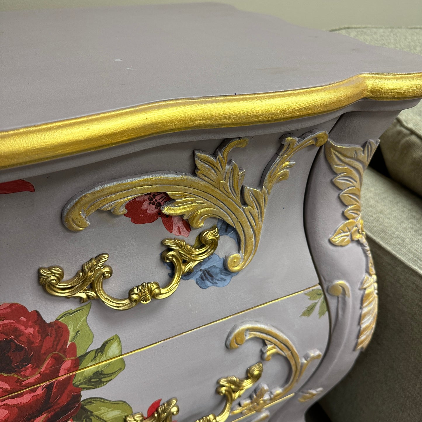 Bombay Floral 3 Drawers Dresser