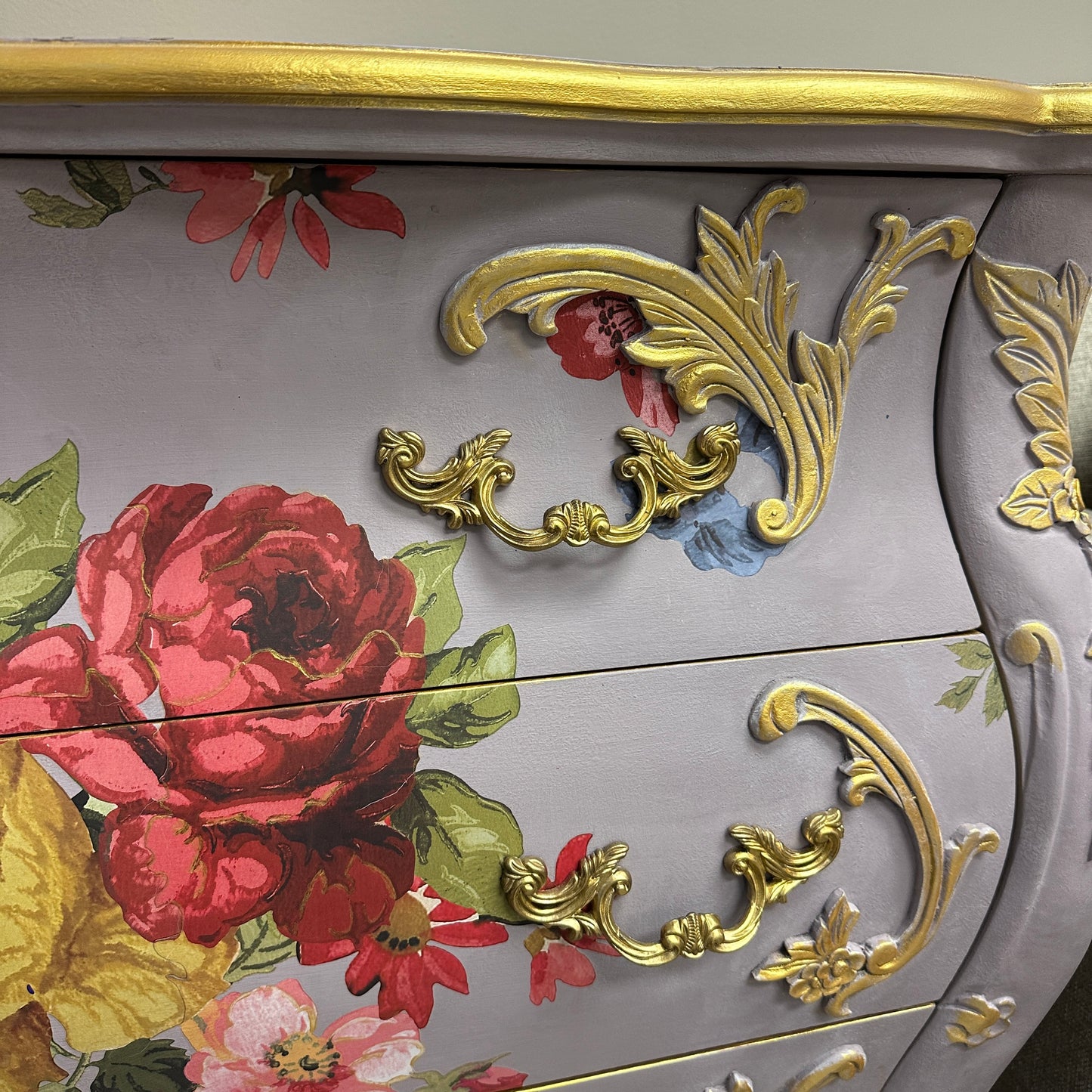 Bombay Floral 3 Drawers Dresser